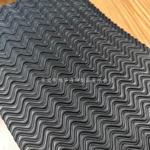 แผ่นรองรองเท้า Xuhua EVA 3D ลายคลื่น ความหนาแน่น 60 ระดับ หนา 6 มม. สีดำ ขนาดสั่งทำพิเศษ กันลื่น ทนทานต่อการสึกหรอ แผ่นรองรองเท้ากีฬาเพื่อความสบาย - Product Image 4