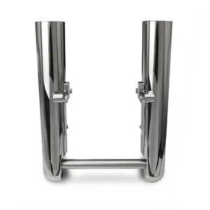 For Harley FLT TOURING Electra Street Road Glide King Motorcycle 2014-UP Standard Dual-disc Chrome CNC Hollow Cut Fork Tub Legs