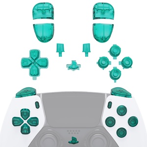 ชุดซ่อมปุ่ม EXtremeRate Clear Dpad ABXY R1 L1 R2 L2 Trigger Share Option Home สำหรับคอนโทรลเลอร์ PS5 Edge - Product Image 1