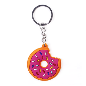 Tùy chỉnh quảng cáo công ty Logo Keyring 3D Logo tùy chỉnh PVC trẻ em phim hoạt hình Keychain mềm PVC Tùy chỉnh Keychain 3D cao su Móc chìa khóa - Product Image 4