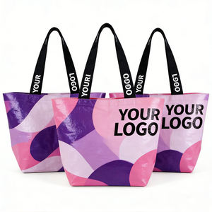 Ujoy Gift Custom Print Design Logo Large Capacity Casual Reusable Canvas Shoulder Bag Cotton Tote Shopping Beach Bag With Pocket - Product Image 1