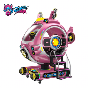 Máquina de Juego Infantil con <span class=keywords><strong>Movimiento</strong></span> de Avión Giratorio que Funciona con Monedas, Juego de Música Inmersivo para Dos Jugadores en Interiores - Product Image 1