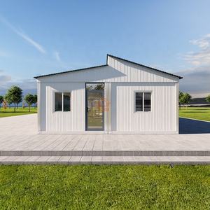 Lujo Prefabricado Flat-Deck Three-Room Suite Container Homes Steel Prefab Mansion Houses Flat Pack Living Design Fabricante - Product Image 3