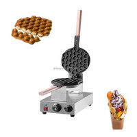 Machine à gaufres à bulles rotative, cône de crêpe, cuisson antiadhésive, gaufriers à œufs électriques