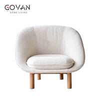Fauteuils de salon ergonomiques rembourrés de la série Nordic pour salon, chambre à coucher, hôpital et chambres d'hôtel