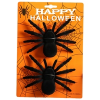 Boneka Plushies 4 Inci 10cm Mainan Laba-laba Plush Dekorasi Halloween Boneka Laba-laba untuk Halloween