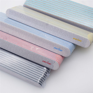 Factory Free Sample Waterproof Files Straight Colorful Emery Board Nail Files