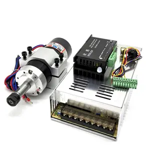 High quality 48V 500W 0.5kw CNC Brushless Spindle BLDC Motor WS55-220 Driver Controller for CNC Router