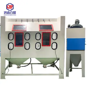 Sandblasting Machine Dry Double Working Station Sandblast Sand Blasting Machine Sandblaster for Plastic Deburring