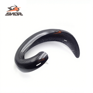 SNOR <span class=keywords><strong>2</strong></span> <span class=keywords><strong>temps</strong></span> Dirt Bike pièces en Fiber de carbone CE03 couvercle d'échappement Protection pour Hengjian Z300 pour tuyau d'échappement <span class=keywords><strong>Ktm</strong></span> - Product Image 4
