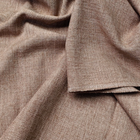 Tissu occultant pour rideau de bus, tissu d'ameublement aspect lin, couche insonorisante, anti-moisissure, tissu de draperie pour chambre à coucher