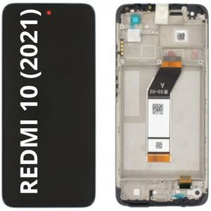 Pantalla Táctil LCD con Marco para Redmi 10 (2021), Repuesto Original - Product Image 3
