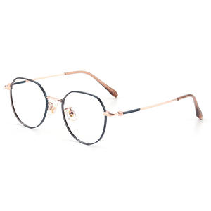 Montures de lunettes ovales Danyang 25034 unisexes, monture complète, verres en résine, tendance, style coréen - Product Image 1