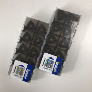 Plaquettes en carbure de tungstène triangulaires WNMG080408-TF IC907 ISCAR pour outils de tournage et de fraisage CNC, revêtement PCD/PCBN, super dures 1 - Product Image 3