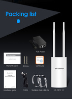 Cobertura omnidireccional COMFAST 300 V2 Mbps OpenWRT Outdoor Wifi Router Punto de Acceso