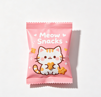 Bolsa de Plástico para Snacks de Grado Alimenticio Personalizable con Impresión y Sellado a Medida para Dulces, Nueces y Frutos Secos