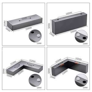 Pieds <span class=keywords><strong>de</strong></span> canapé en métal et acier inoxydable Pieds <span class=keywords><strong>de</strong></span> canapé à <span class=keywords><strong>angle</strong></span> droit en forme <span class=keywords><strong>de</strong></span> 7 Pieds <span class=keywords><strong>de</strong></span> quincaillerie <span class=keywords><strong>de</strong></span> meuble droits Pieds <span class=keywords><strong>de</strong></span> lit Pieds <span class=keywords><strong>de</strong></span> <span class=keywords><strong>table</strong></span> basse - Product Image 6