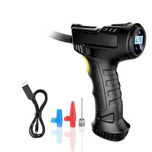 Car Emergency Kit DC 12V tyre air pump Car Air Compressor Tire Pump Auto Air Inflator with LED Light Tire Repair Tool