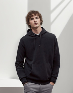 Sweat à capuche unisexe 34% coton 6% élasthanne 60% polyester Logo personnalisé - Product Image 1