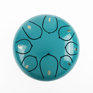 Bán Buôn 6 Polegadas Thép Vòng Lưỡi Trống Tay Bộ Gõ Nhạc Cụ Yoga Đồng Hành Kim Loại Xây Dựng - Product Image 2