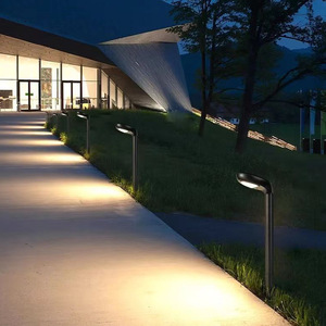 Led Aluminum Lawn <b>Light</b> <b>Solar</b> Powered Water Resistant Outdoor Garden <b>Ground</b> Spike Installation - Product Image 2