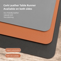 Tapis de souris en cuir double face à succès, grand tapis de bureau antidérapant pour clavier d'ordinateur, tapis de bureau d'écriture, personnalisable