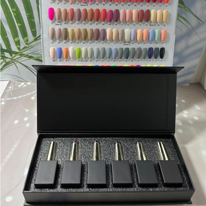 ชุดน้ำยาทาเล็บเจลแบบแช่ฐานน้ำยาทาเล็บ esmalte UV สำหรับบรรจุขวดแบบ DIY โลโก้ออกแบบได้ตามที่ต้องการ - Product Image 2