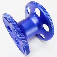 Bobine usinée CNC personnalisée de haute qualité plongée sous-marine bobine de doigt en aluminium utilisé comme bobine de pouce