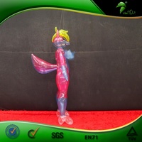Husky rose transparent gonflable Hongyi, jouet gonflable de dessin animé personnalisé avec SPH