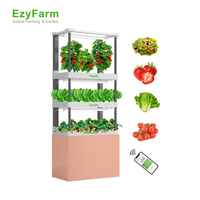 Système hydroponique intelligent Mini jardin intérieur avec option aquaponique