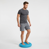 Disque d'équilibre gonflable Bstar en PVC étanche, coussin d'air pour genoux et chevilles, planche de yoga et fitness, diamètre 34 cm