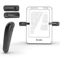 Control Remoto Inalámbrico para Pasar Páginas en Kindle, Kobo, iPad, iPhone y Android, Recargable, con Disparador de Cámara