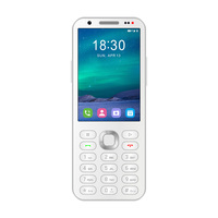 Teléfono Minimalista con Teclado Android 14, Helio G81 Octa Core, 6GB 128GB, Cámara de 48MP, Pantalla Táctil HD de 3.54'', Smartphone Global 4G LTE