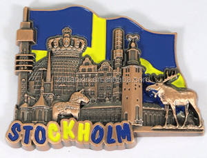 Ímã de geladeira de metal da suécia - Product Image 6