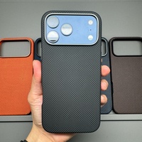 Coque de téléphone antichoc magnétique en TPU résistante aux traces de doigts, style Old Money noir interstellaire pour iPhone 17 Pro et 17 Pro Max