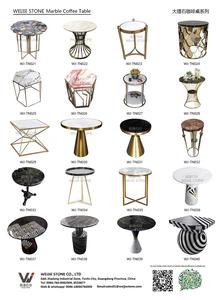 <span class=keywords><strong>Mesa</strong></span> <span class=keywords><strong>auxiliar</strong></span> minimalista italiana, mueble redondo de mármol para sala de estar, balcón, esquina, <span class=keywords><strong>mesa</strong></span> lateral clásica de Metal - Product Image 6