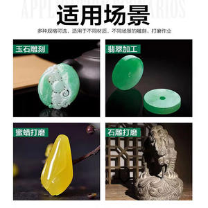 Tête de polissage K-needle pour sculpture sur jade, disque de coupe diamanté de type T pour perceuse électrique, outils et équipements fins pour bijoux du fabricant - Product Image 2