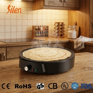 Machine à crêpes électrique à revêtement antiadhésif, très vendue, pour usage domestique - Product Image 1