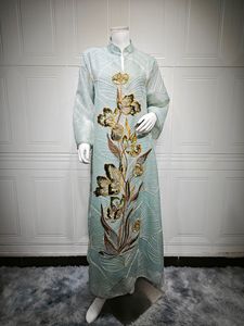 Nouvelle Arrivée 2026 <span class=keywords><strong>LY</strong></span> – Abaya Modeste pour Femme avec Broderie en Maille, Robe Perlée de Haute Qualité, Anti-statique, Belle Jalabiya pour Mariages et Aïd - Product Image 3