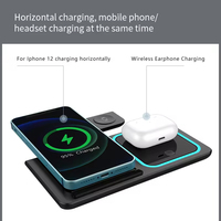 Nouveaux produits Chargeurs sans fil multifonctions 3 en 1 pour téléphone Chargeur magnétique rapide pour montre intelligente pour écouteurs
