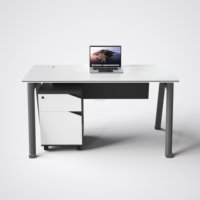 Vente directe d'usine panneau de mélamine MDF personnel bureau poste de travail personnel ordinateur Table bureau à domicile bureau