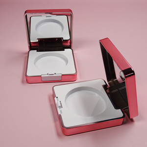 Customizable Rose Pink Gold Single <b>Eye</b> <b>Shadow</b> Pan ABS Makeup Packaging Square Case Inner Pan for Blush Personal - Product Image 3