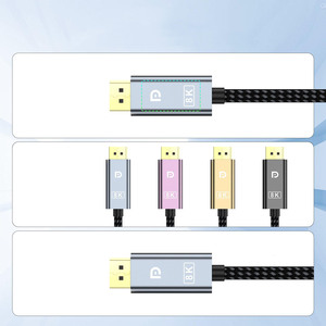 <span class=keywords><strong>Cable</strong></span> DP 1.4 de Alta Velocidad KEBIDUMEI 8K 60Hz, Macho a Macho, Convertidor de <span class=keywords><strong>Cable</strong></span> para Monitor de Juegos, PC, Video y Audio - Product Image 6