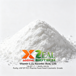 Vitamina C CAS 50-81-7 Suministro de Fábrica <span class=keywords><strong>USP</strong></span>/BP/EP Grado Alimenticio Ácido Ascórbico en Polvo Antioxidante Potenciador Nutricional Marca ZEAL BIOTECH - Product Image 2