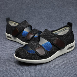 صنادل السكري جيدة التهوية لكبار السن نعل ناعم ممتص للصدمات أحذية السكري للنساء - Product Image 1