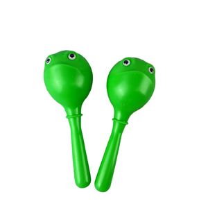 Grenouille en plastique Maraca Sable Ball Orff <span class=keywords><strong>Instrument</strong></span> <span class=keywords><strong>de</strong></span> <span class=keywords><strong>musique</strong></span> Hochet Éducation précoce Aides pédagogiques pour enfants Jouets d'apprentissage <span class=keywords><strong>de</strong></span> la <span class=keywords><strong>musique</strong></span> - Product Image 4