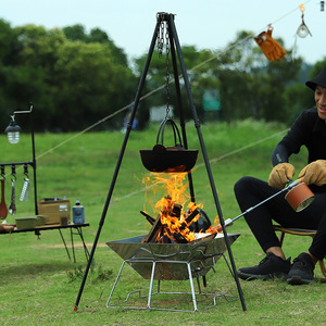 Casserole hollandaise en fonte pour le <span class=keywords><strong>camping</strong></span>, cuisson en plein air, poêle antiadhésive non revêtue pour un usage domestique, poêle à frire épaisse, ustensiles de cuisine, Chine - Product Image 1
