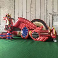 Dragon gonflable géant personnalisé Wanjun 2026, jouet animal gonflable sexy, dragon scout rouge à vendre