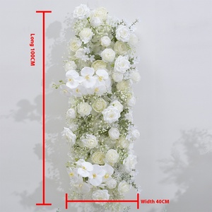 Hydrangea Rose hoa hàng dài treo hoa nhân tạo cho đám cưới Bảng sắp xếp nền - Product Image 6