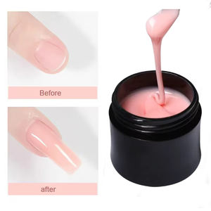 KNC 신규 빌더 젤 스파클리 샤인 프라이빗 라벨 1KG 15g 30g 13색 글리터 다이아몬드 디스코 하드 젤 네일 연장 젤 폴리쉬 - Product Image 2